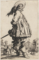 TvB G 4975
<br/>
Edelman met bontgevoerde mantel ("Adel")
<br/>
<em>Callot, Jacques (1592 - 1635)</em>